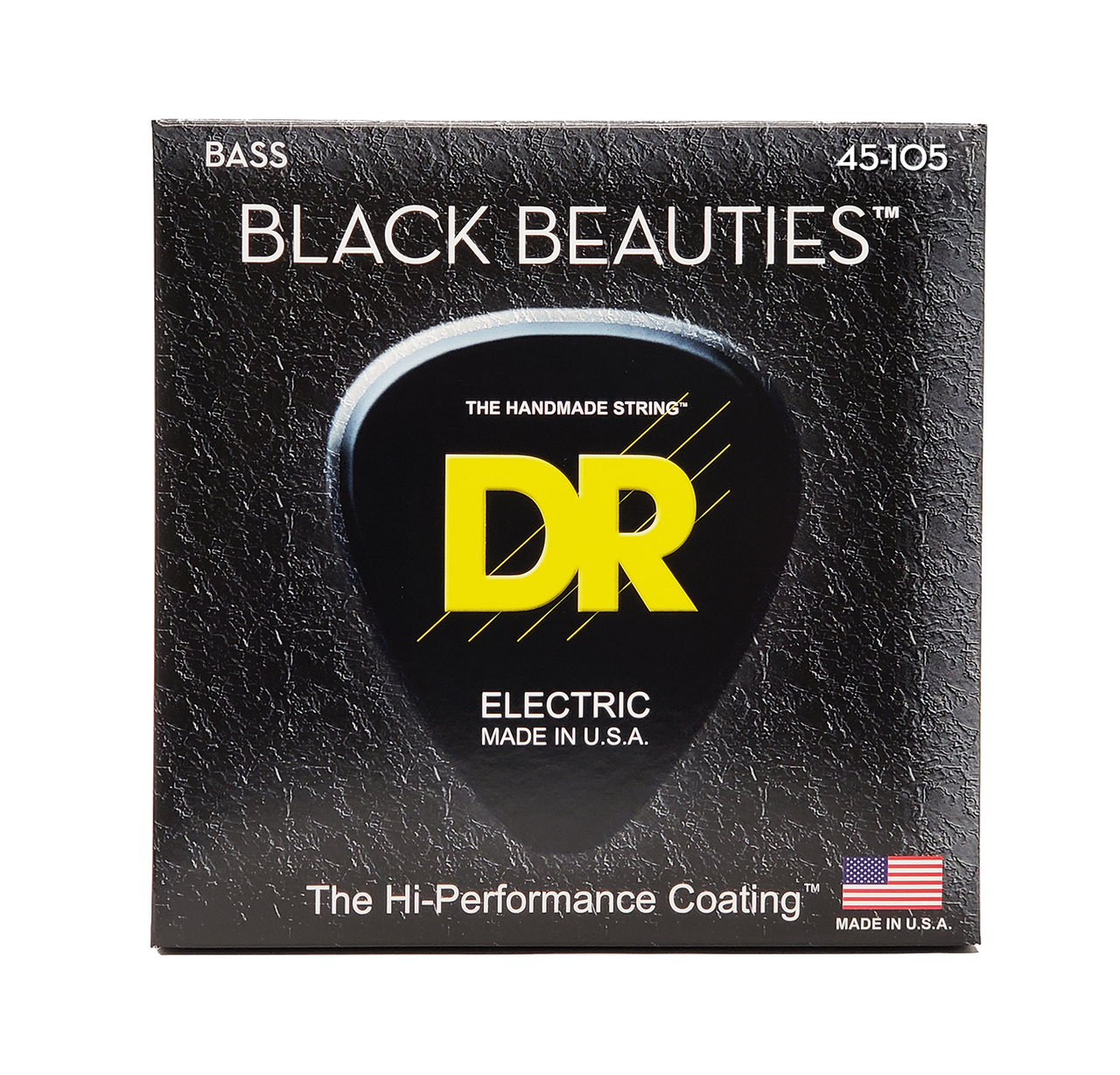 DR BLACK BEAUTIES BKB-45 Black Colored Bass Guitar Strings: Medium 45-105