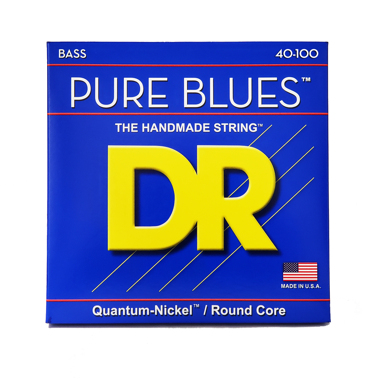 DR PURE BLUES PB-40 Quantum Nickel Bass Guitar Strings: Light 40-100