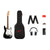 Fender Squier Affinity Series Stratocaster Guitar Pack Black w/ Mustang Micro & Headphones - 0372873106