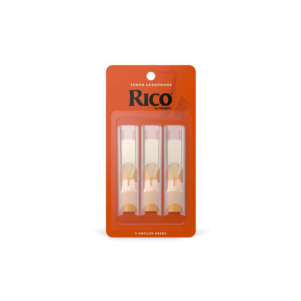 3 Pack of Rico Tenor SAX Reed Size 2 Replacement Reeds 2.0 x3