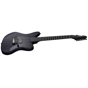 ESP LTD AW-XJ7 Baritone Alex Wade Signature Electric Guitar 7-String Black Satin w/ EVERTUNE & Dimarzio