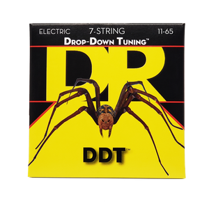 DR DDT DDT7-11 Drop Down Tuning Electric Guitar Strings: 7-String Heavy 11-65