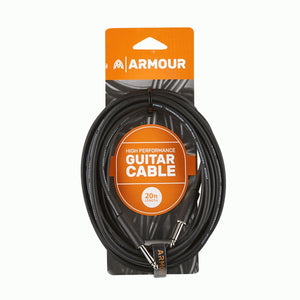 Armour GP20HP High Performance Guitar Lead 6m 20ft Instrument Cable