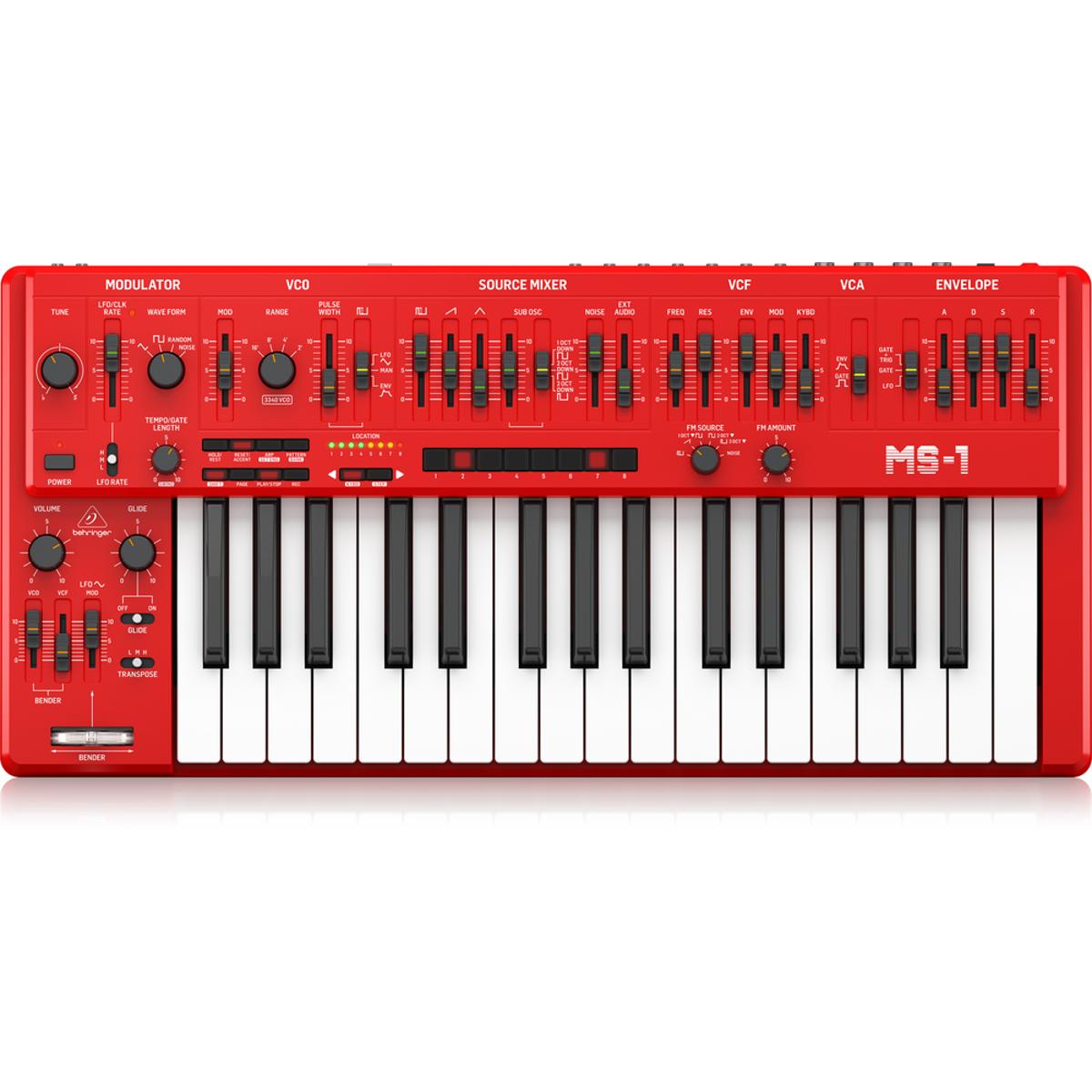 Behringer MS-1 MkII Limited Edition Analogue Synthesizer Red