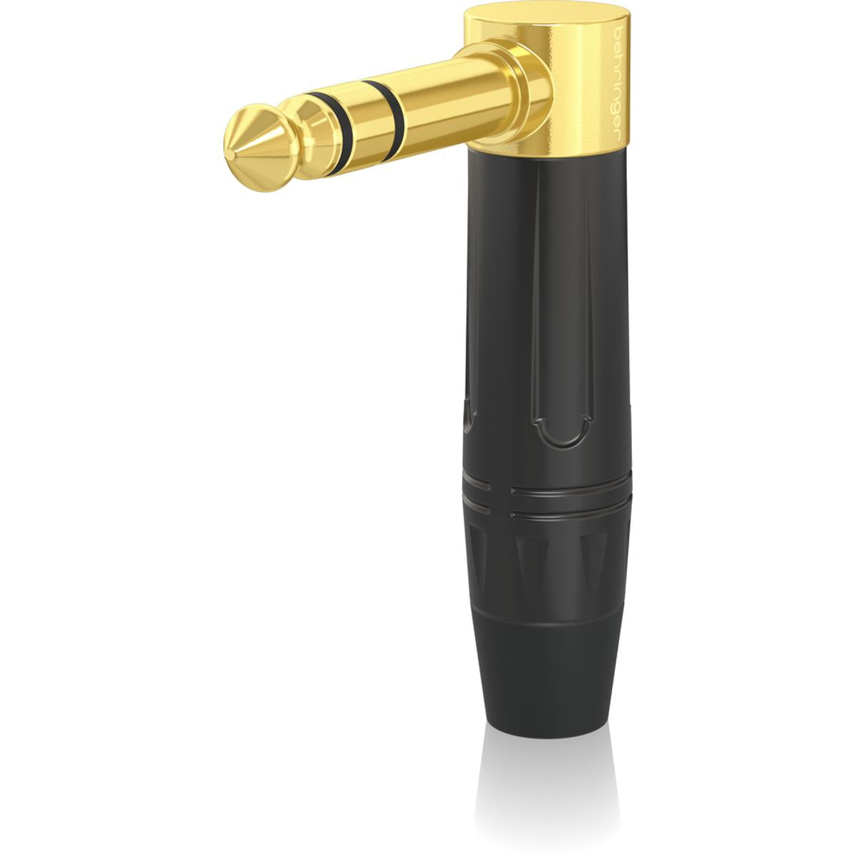 Behringer Pro 1/4inch TRS Connector Right Angle Gold