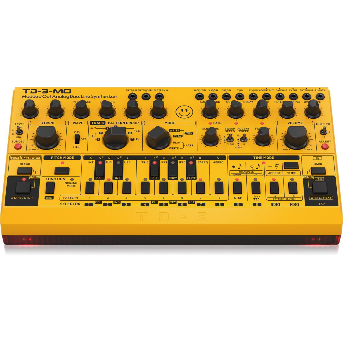 Behringer TD-3-AM Modded Out Analog Bass Synth Amber - Buy Online