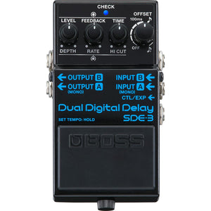 Boss SDE-3 Dual Digital Delay Effects Pedal SDE3