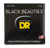 DR BLACK BEAUTIES BKE-9/46 BLACK Colored Electric Guitar Strings: Light to Medium 9-46