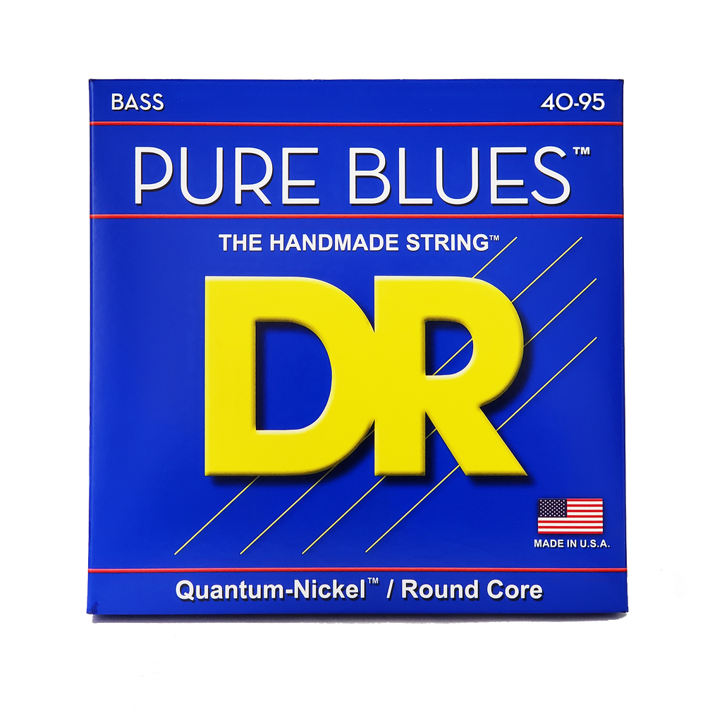 DR PURE BLUES PBVW-40 Quantum Nickel Bass Guitar Strings: Extra Light 40-95