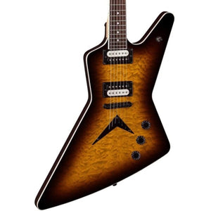 Dean ZX Electric Guitar Quiledt Maple Trans Brazilia