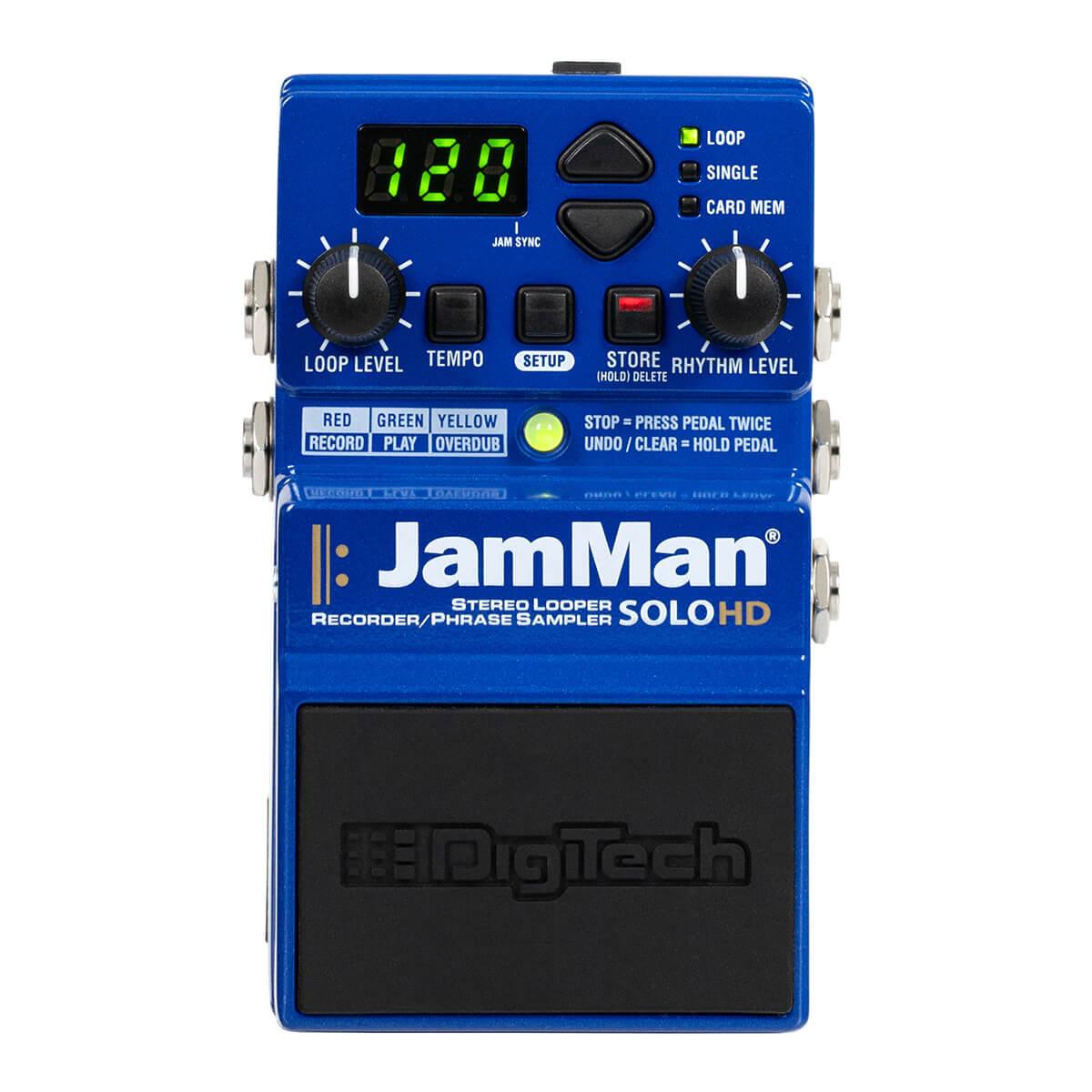 Digitech JamMan Solo HD Stereo Looper Recorder / Phrase Sampler Compact Effects Pedal