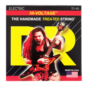 DR HI-VOLTAGE DIMEBAG DARRELL DBG-10 Nickel Plated Electric Guitar Strings: Medium 10-46