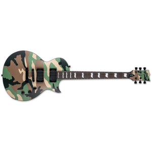 ESP LTD EC-1000 Eclipse Electric Guitar Woodland Camo Satin w/ Fishmans