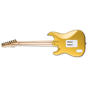 ESP LTD JRV-8 Javier Reyes Signature Electric Guitar 8-String Metallic Gold w/ Fishmans & Floyd Rose