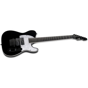 ESP LTD SCT-607B Stephen Stef Carpenter Deftones Baritone 7-String Signature Electric Guitar Black w/ Fishmans