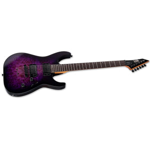 ESP LTD M-200DX NT Electric Guitar Poplar Burl Purple Burst