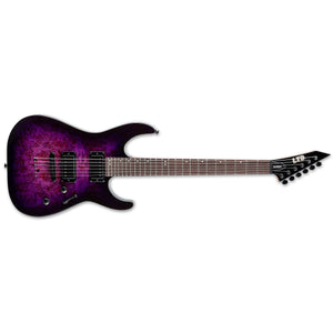 ESP LTD M-200DX NT Electric Guitar Poplar Burl Purple Burst