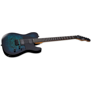 ESP LTD TE-200DX Electric Guitar Poplar Burl Blue Burst