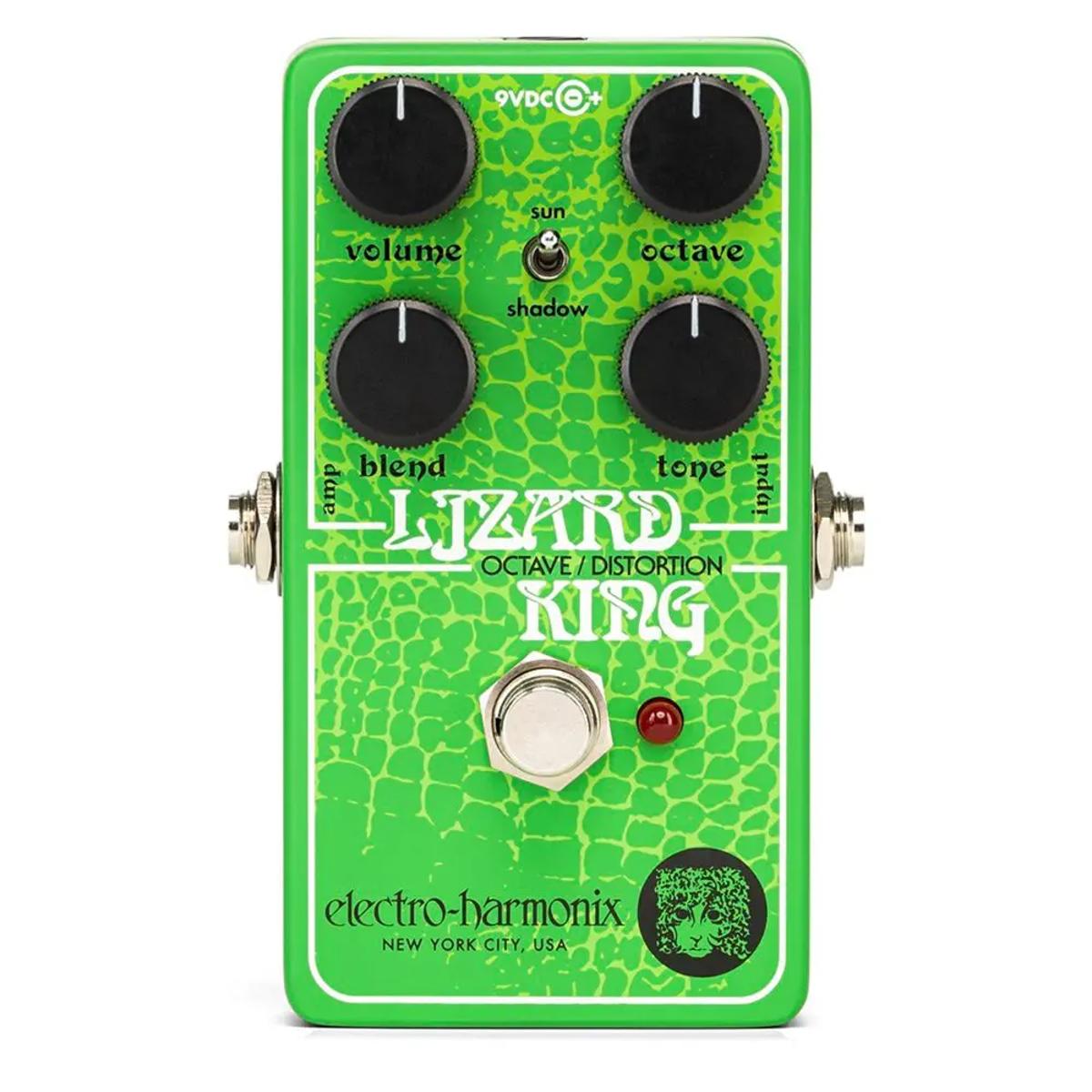 Electro-Harmonix EHX Lizard King Bass Octave Fuzz Effects Pedal FX