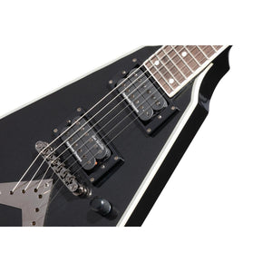 Epiphone Dave Mustaine Signature Flying V Custom Electric Guitar Black Metallic w/ Case - EIGVCDMSBMBH3