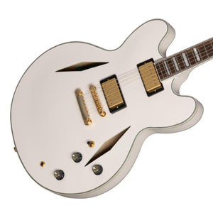 Epiphone Emily Wolfe Signature Sheraton White Wolfe Electric Guitar Semi-Hollow Aged Bone White w/ EpiLite Case