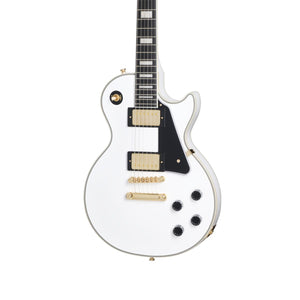 Epiphone Les Paul Custom Electric Guitar Alpine White w/ GigBag - EIGLPCAWGH1