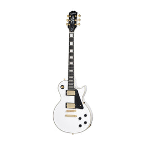 Epiphone Les Paul Custom Electric Guitar Alpine White w/ GigBag - EIGLPCAWGH1