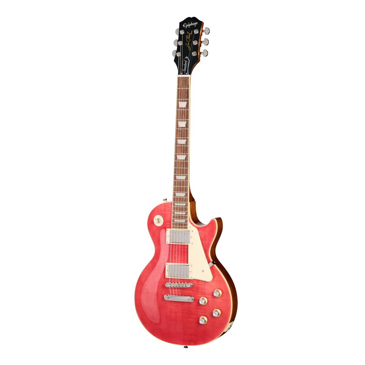 Epiphone Les Paul Standard 60s Figured Top Electric Guitar Fucshia w/ GigBag - EIGLP6FUNH1