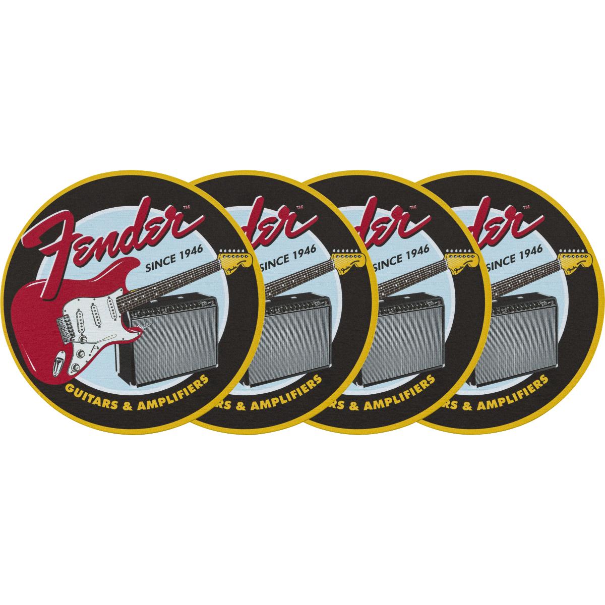 Fender 1946 Guitars & Amps Coaster Set - 9106110000