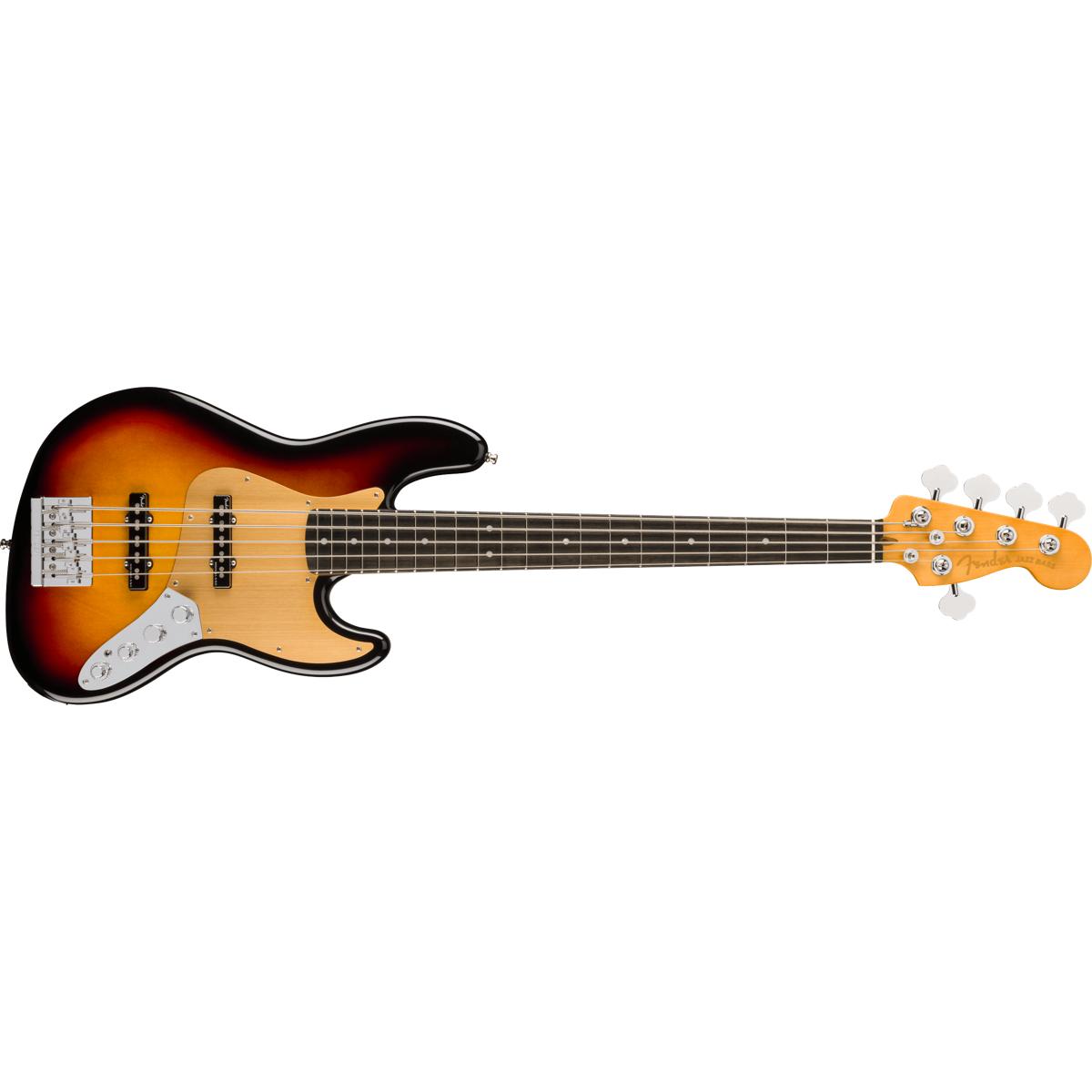 Fender American Ultra II Jazz Bass V Guitar 5-String Ebony Fingerboard Ultraburst - 0199121712