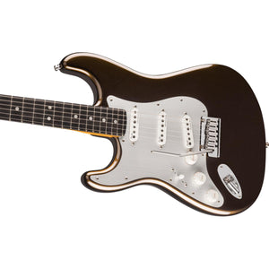 Fender American Ultra II Stratocaster Electric Guitar Left-Hand Ebony Fingerboard Texas Tea - 0119161790