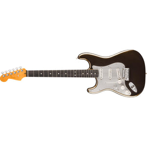 Fender American Ultra II Stratocaster Electric Guitar Left-Hand Ebony Fingerboard Texas Tea - 0119161790