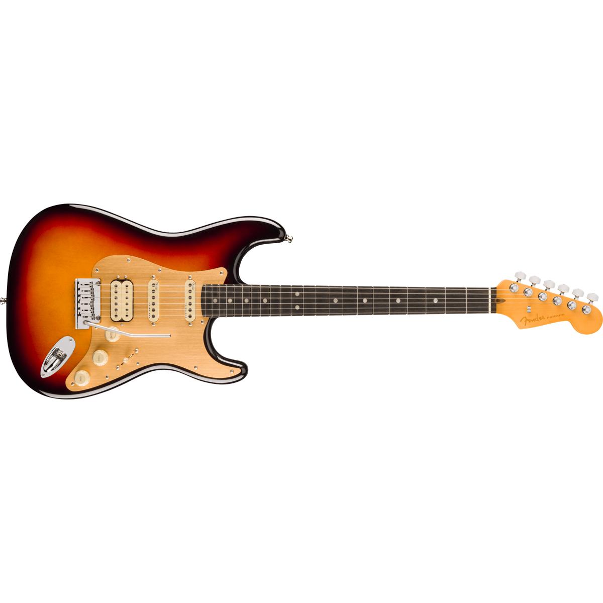 Fender American Ultra II Stratocaster HSS Electric Guitar Ebony Fingerboard Ultraburst - 0119151712