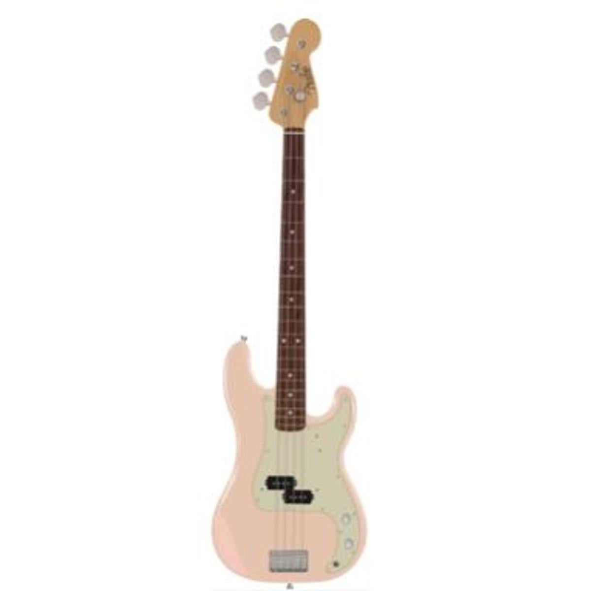 Fender FSR-C Tradition 60s P Bass Guitar RW  Shell Pink - MIJ 5633100356