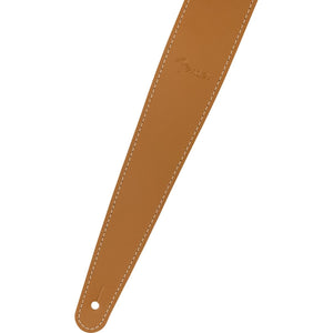 Fender Guitar Strap 2inch Essentials Leather Tan - 0990642120