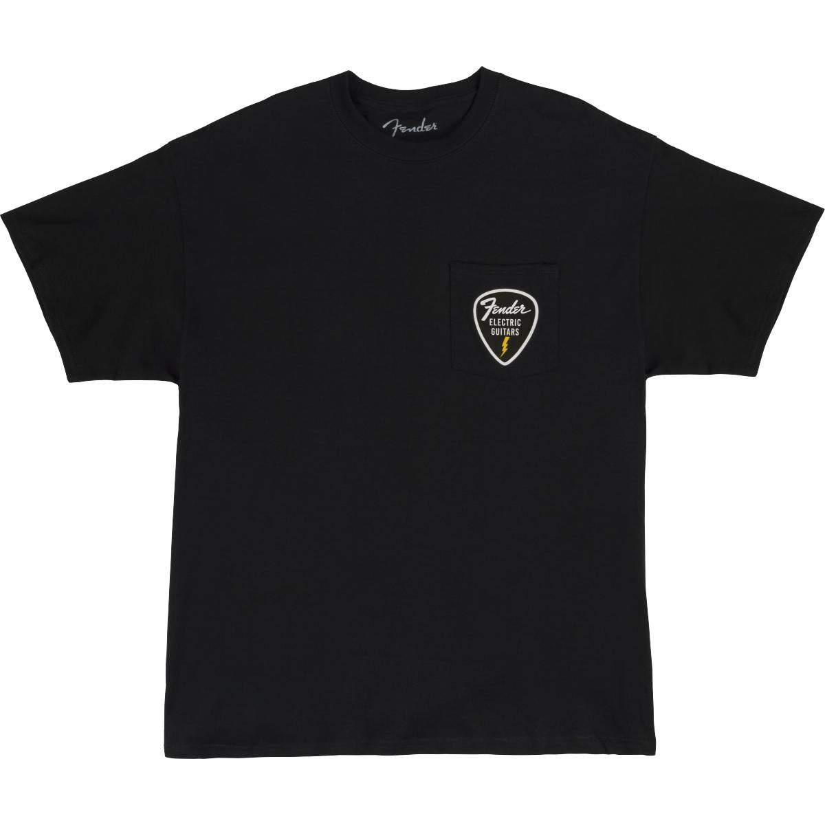 Fender Pick Patch Pocket Tee T-Shrit Black L - 9192601506