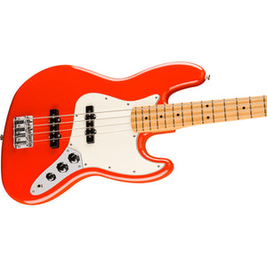 Fender Player II Jazz Bass Guitar MN Coral Red - MIM 0140482558