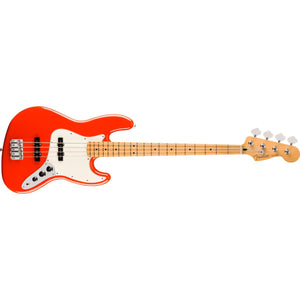 Fender Player II Jazz Bass Guitar MN Coral Red - MIM 0140482558