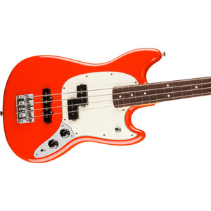 Fender Player II Mustang PJ Bass Guitar RW Coral Red - MIM 0140490558