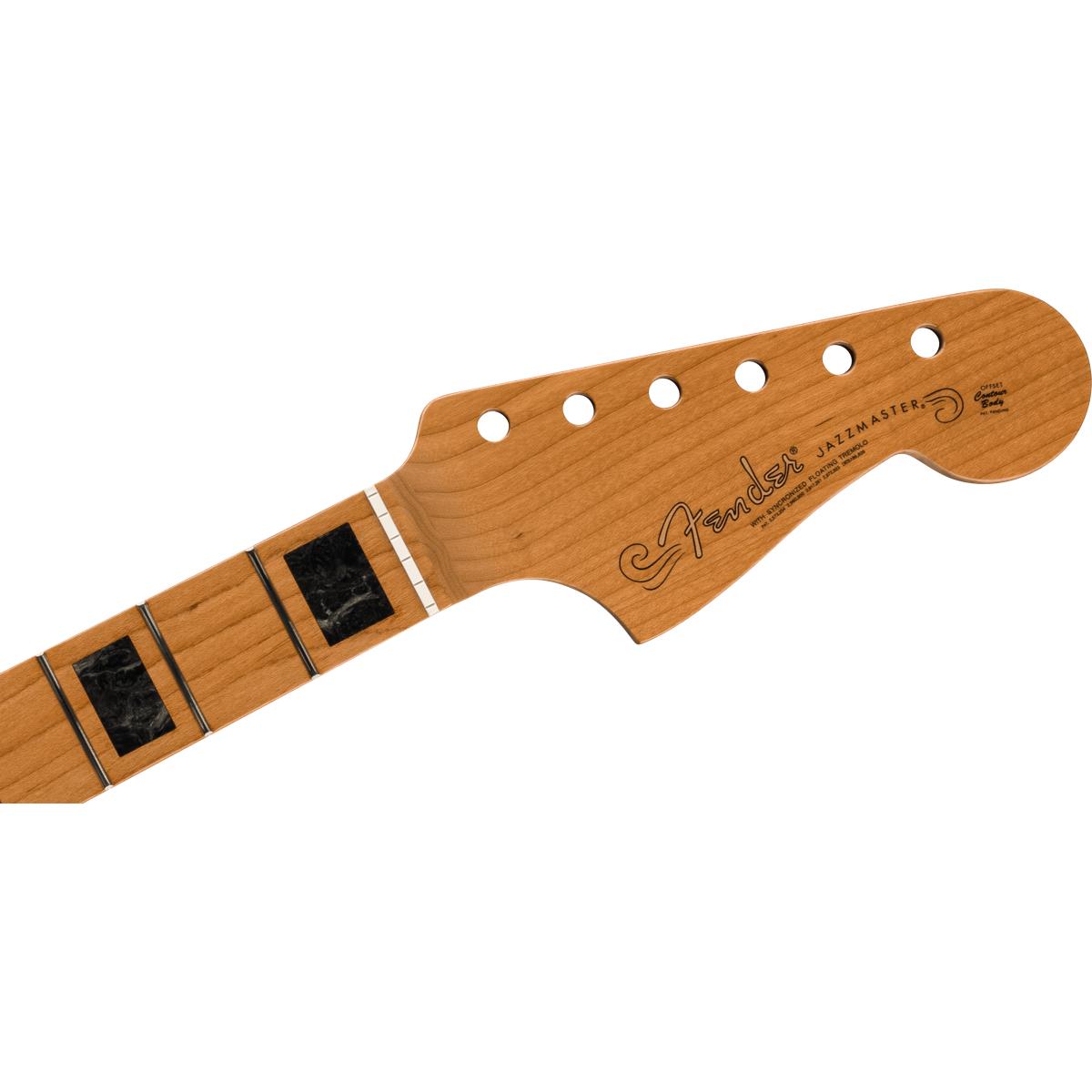 Fender Roasted Jazzmaster Neck, Block Inlays, 22 Medium Jumbo Frets, 9