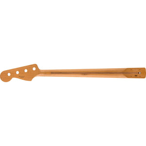 Fender Satin Roasted Maple Jazz Bass Neck 20 Jumbo Frets 12inch Radius Maple Flat Oval Shape - 0990902920