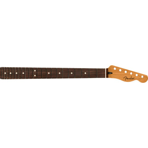 Fender Satin Roasted Maple Telecaster Neck 22 Jumbo Frets 12inch Radius Rosewood Flat Oval Shape - 0990393920