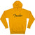 Fender Spaghetti Logo Hoodie Jumper Butterscotch Blonde S Small - 9113101306