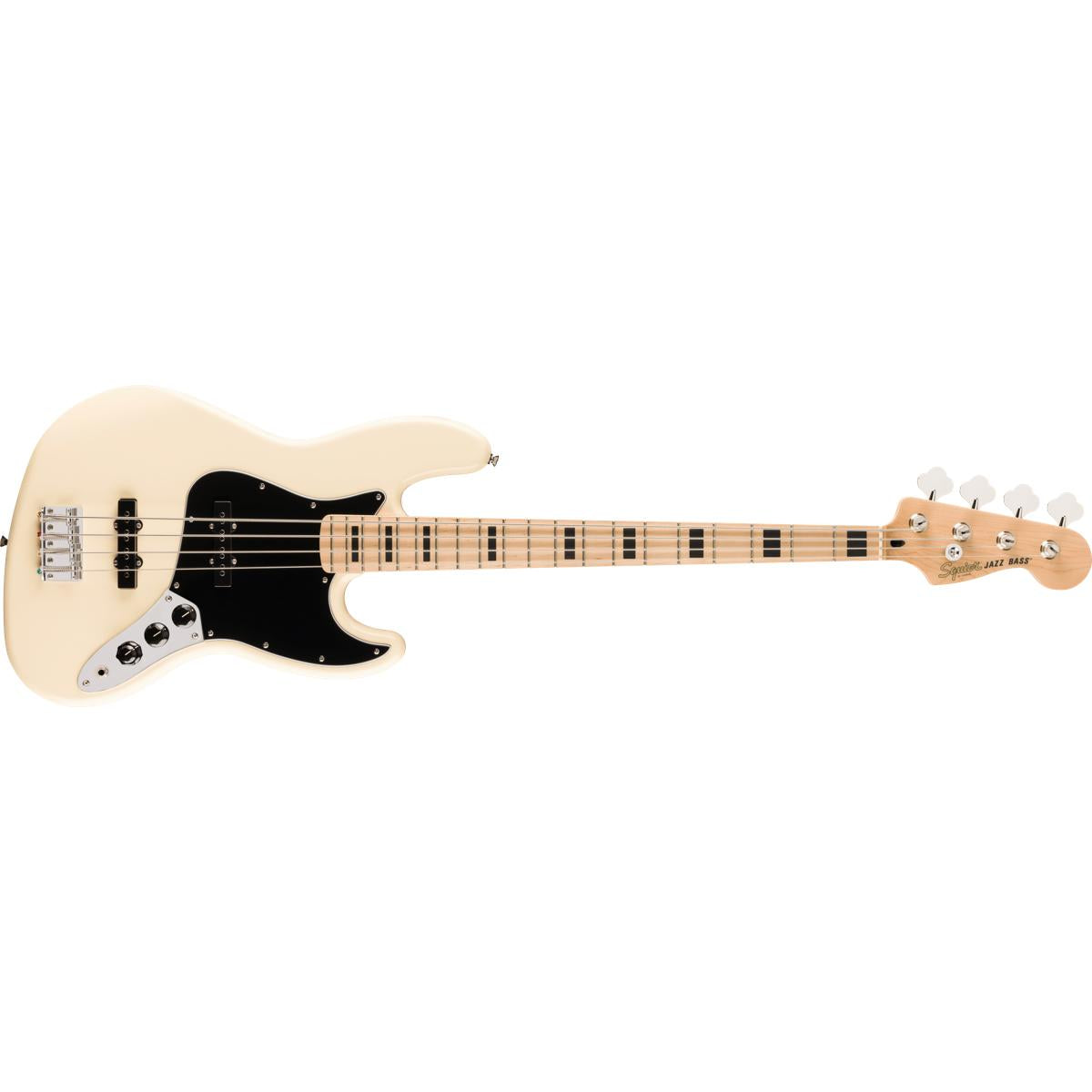 Fender Squier Affinity Active Jazz Bass Guitar Olympic White - 0378703505