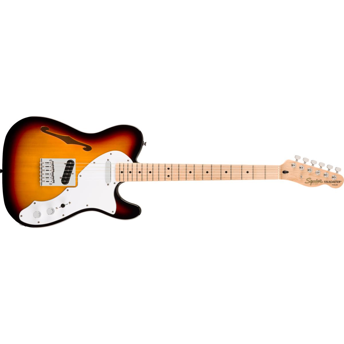 Fender Squier Affinity Telecaster Thinline Maple Fingerboard 3-Color Sunburst - 0378272500