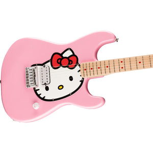 Fender Squier Limited Edition Hello Kitty Stratocaster Electric Guitar MN Pink - 0379102970