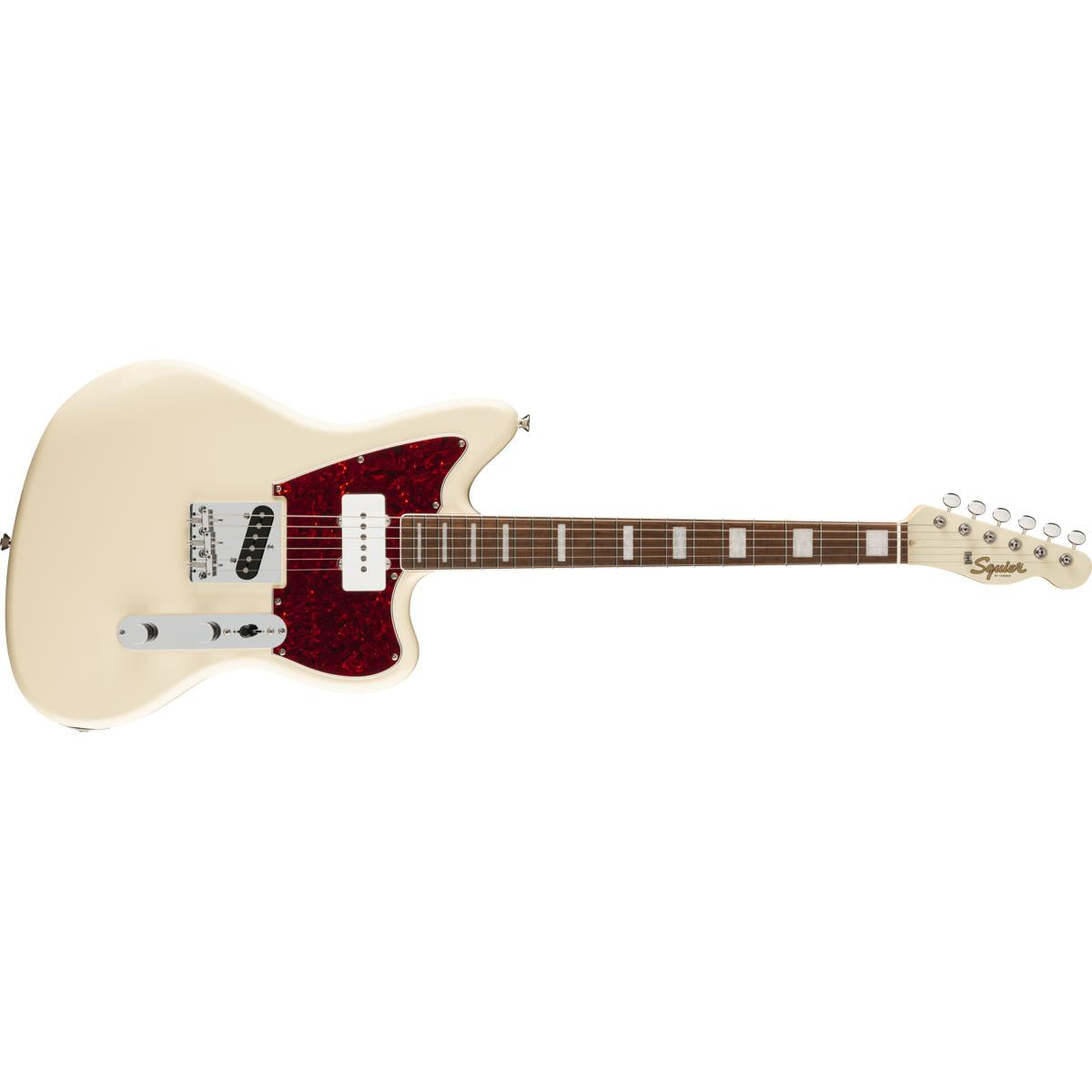 Fender Squier Limited Edition Paranormal Offset Telecaster SJ Electric Guitar Olympic White - 0377009505