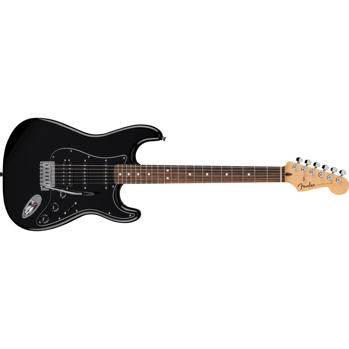 Fender Standard Stratocaster HSS Electric Guitar Black - 0266441506