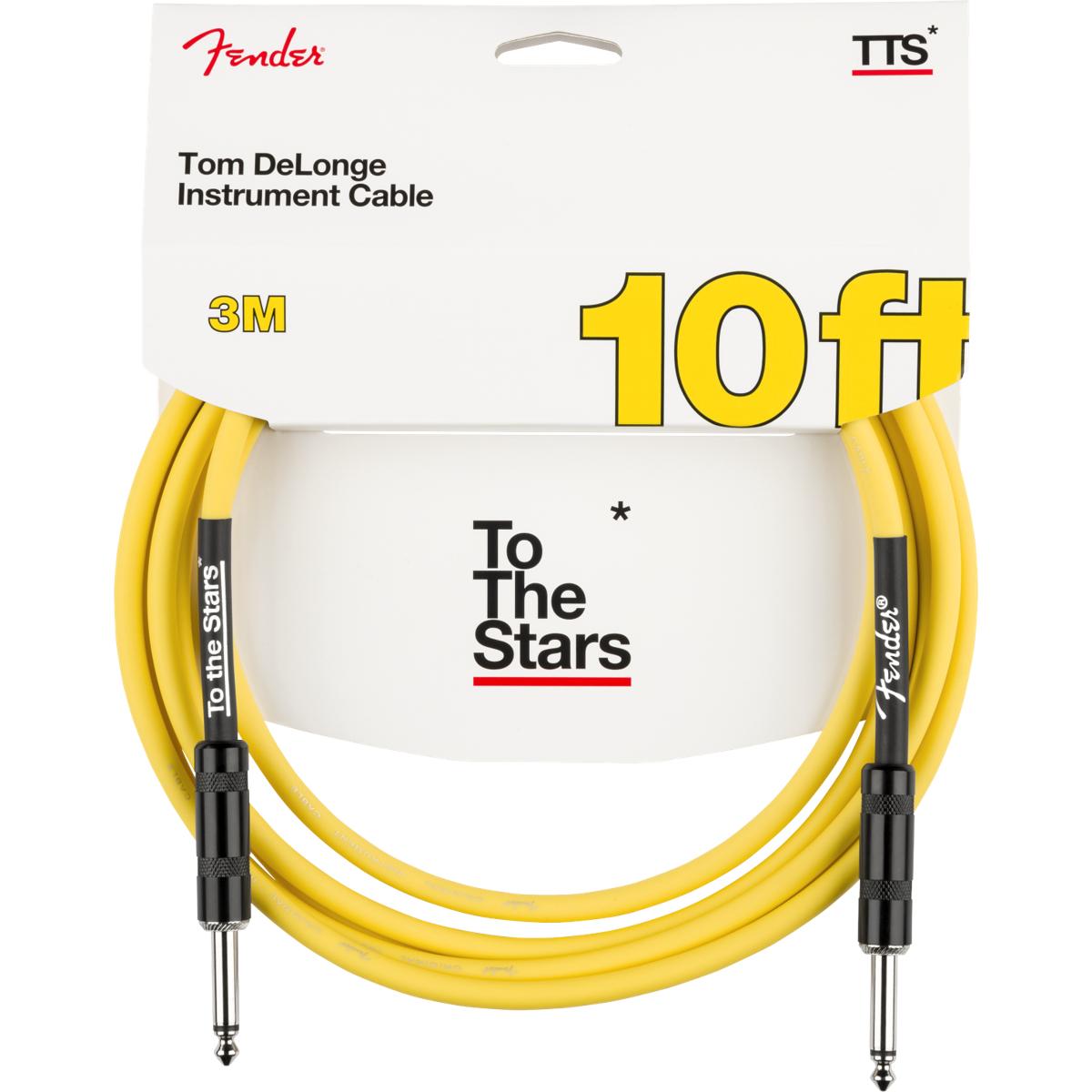 Fender Tom DeLonge To The Stars Instrument Cable 3m (10ft) Graffiti Yellow - 0990810263