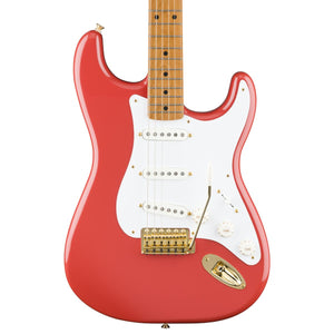 Fender Limited Edition Vintera II 50s Stratocaster Electric Guitar Roasted MN Fiesta Red - MIM 0149012340